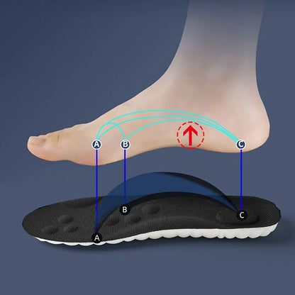 Elastische Sport Inlegzolen voor Ondersteuning en Comfort
