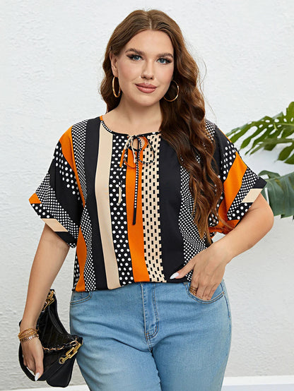 Plus Size Blouse Comfortabel en Casual