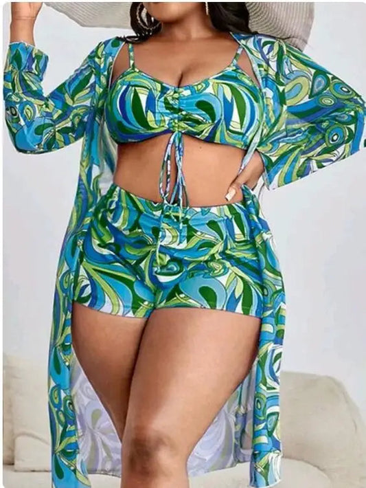 Plus Size Bikini Laetitia Stijlvol Uniek Maat XL - Mode Vibes