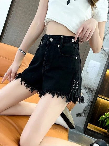 Plus Size Denim Short Stoer en Stijlvol voor Vrouwen