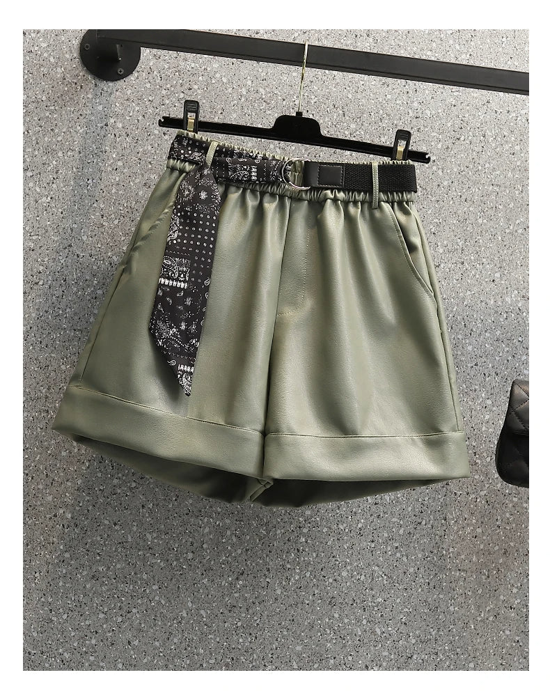 Plus Size Short Karen Stijlvol Veelzijdig - Mode Vibes