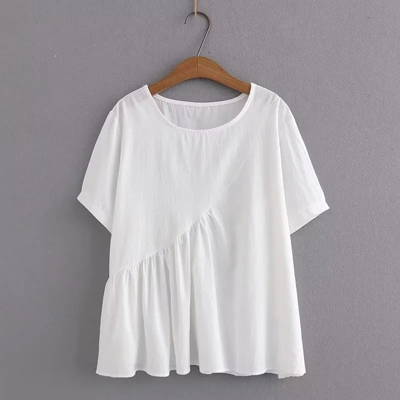 Plus Size T-Shirt voor Vrouwen Comfortabel en Casual - Mode Vibes