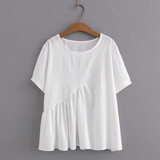 Plus Size T-Shirt voor Vrouwen Comfortabel en Casual - Mode Vibes