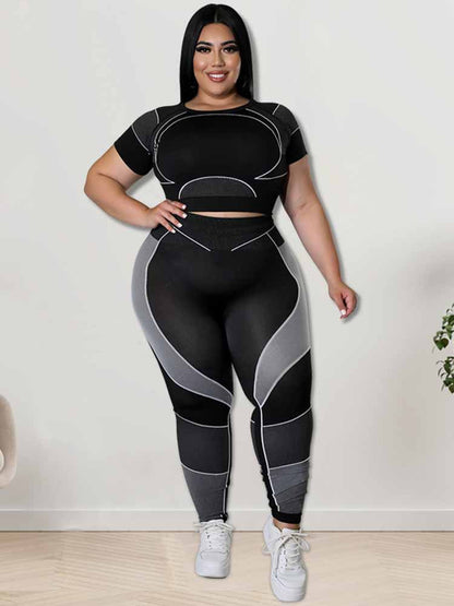 Plus Size Sportset voor Vrouwen Sportief en Comfortabel