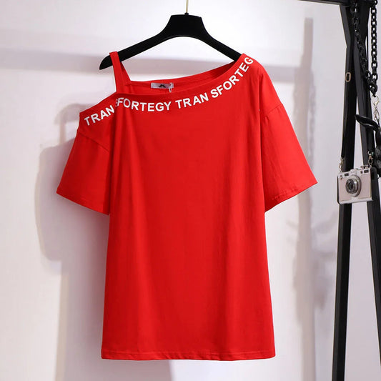 Plus Size T-Shirt voor Vrouwen Trendy en Comfortabel - Mode Vibes
