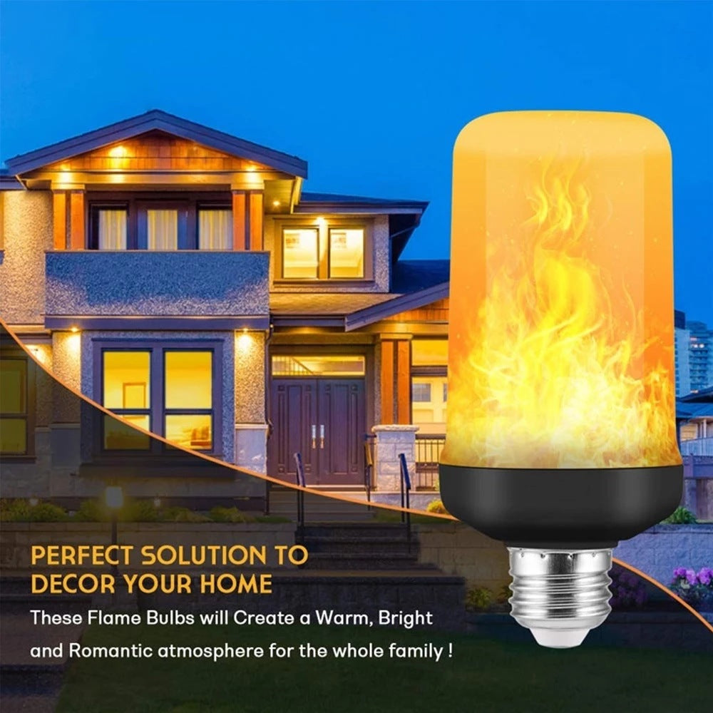 LED Vuur Simulatie Lamp met 4 Instellingen