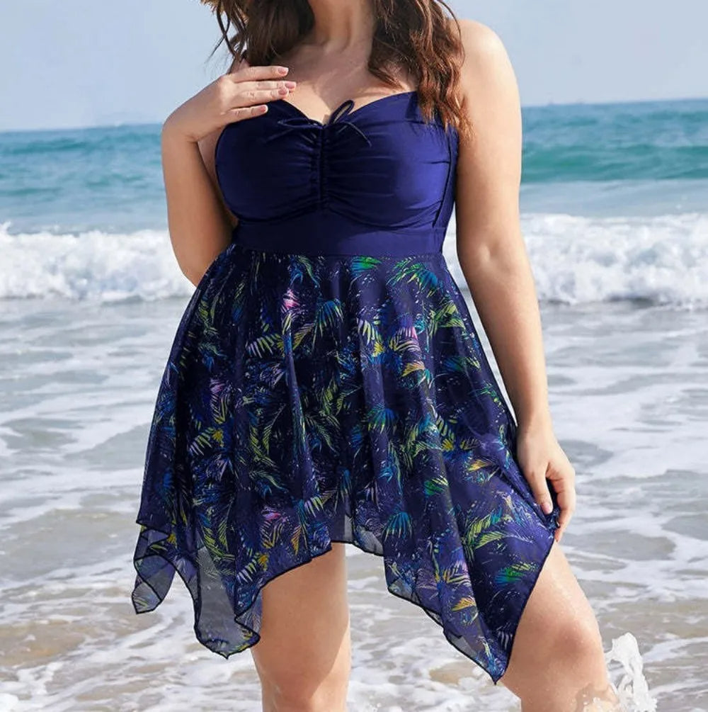 Plus Size Badpak met Push Up en Corrigerend Effect