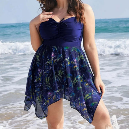 Plus Size Badpak met Push Up en Corrigerend Effect