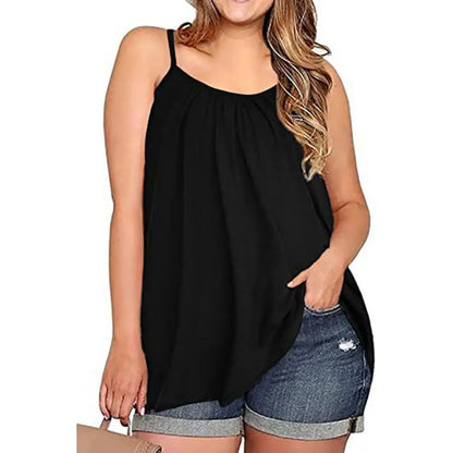 Plus Size Top Zonder Mouwen Comfortabel en Stijlvol