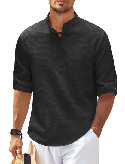 Plus Size Overhemd Casual Byron Stijlvol Mannen Shirt