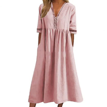 Plus Size Jurk Katy - Stijlvolle Comfortabele Zomerjurk