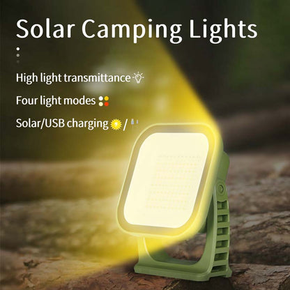 Zonne-Oplaadbare Campinglamp 80W LED met Magneet en Zoom
