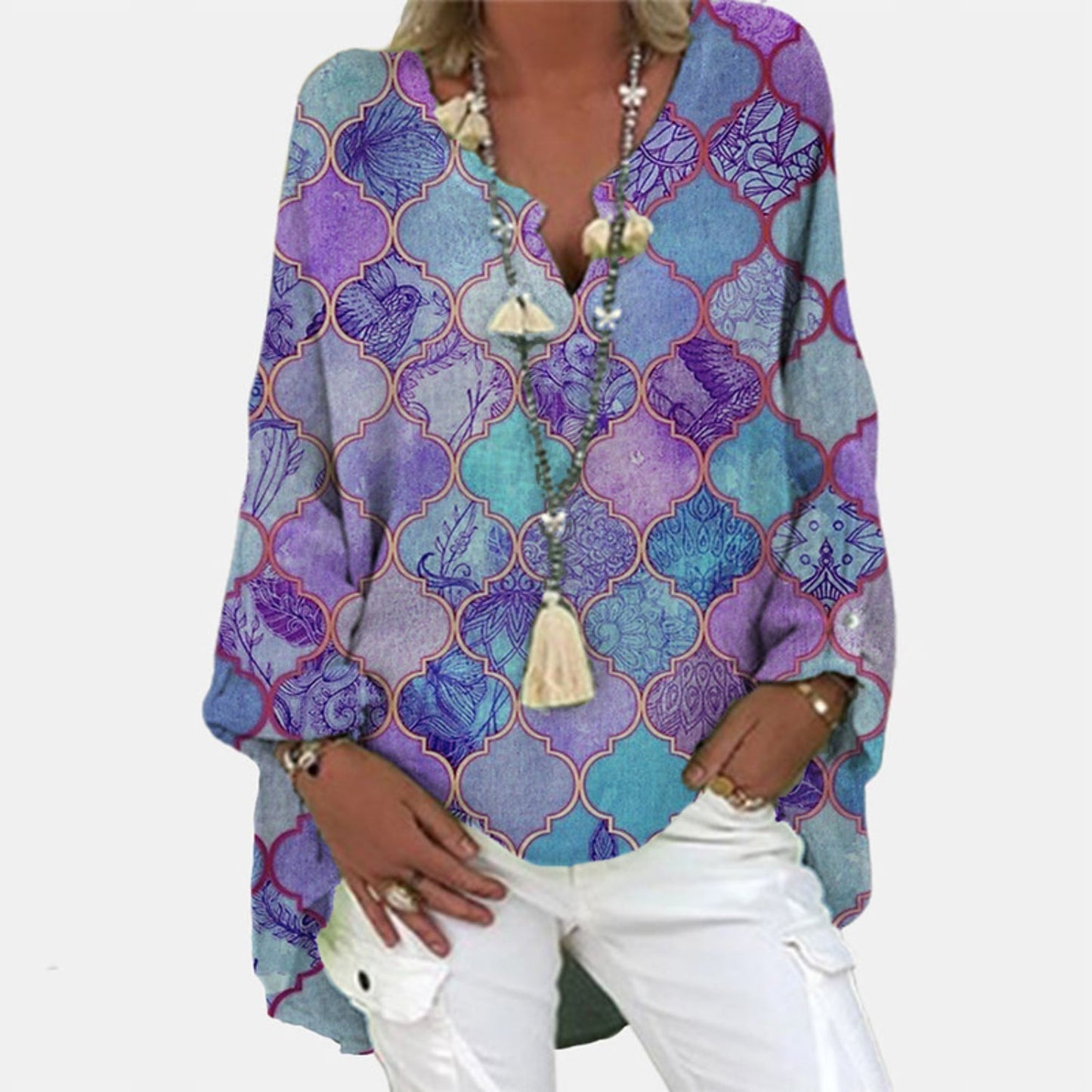 Linnen Dames Blouse Stijlvol Elegante Vrouwelijke Tops