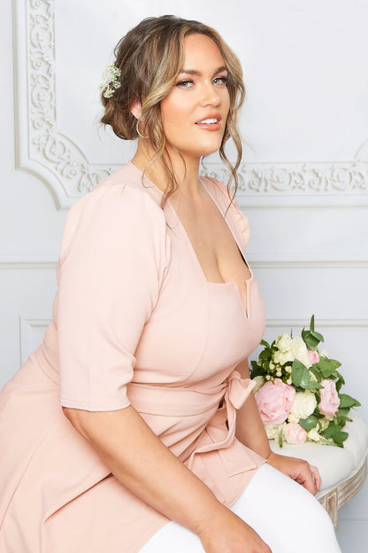 Plus Size Top Met Bloemenprint Stijlvol Dame