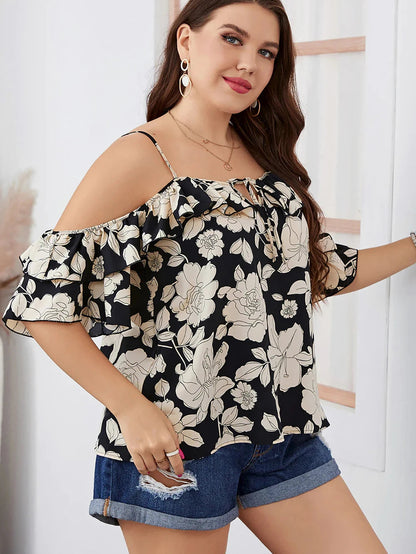 Plus Size Blouse Karla Casual en Stijlvol voor Dames