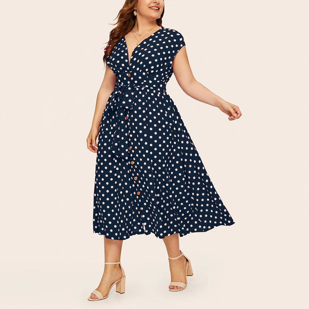 Plus Size Jurk Comfortabel en Sexy voor Vrouwen