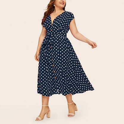 Plus Size Jurk Comfortabel en Sexy voor Vrouwen