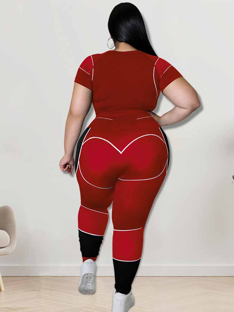 Plus Size Sportset voor Vrouwen Sportief en Comfortabel