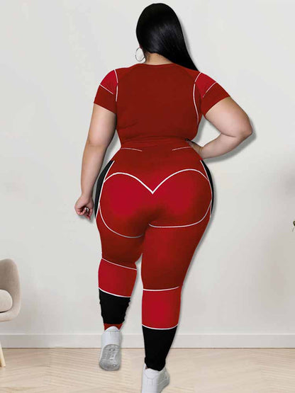 Plus Size Sportset voor Vrouwen Sportief en Comfortabel