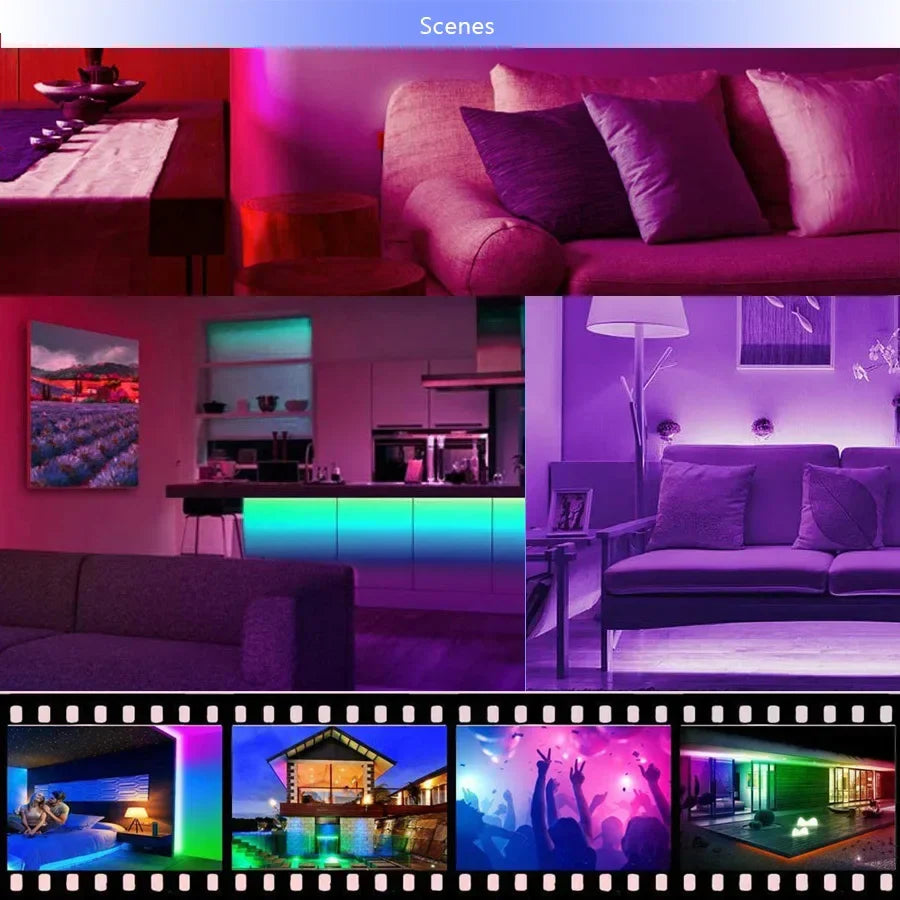 LED Strip RGB Kleurverandering TV Achtergrondverlichting Kit