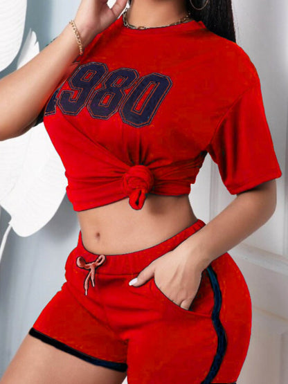 Plus Size Sportset Fleur Trendy en Comfortabel