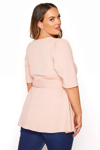 Plus Size Top Met Bloemenprint Stijlvol Dame
