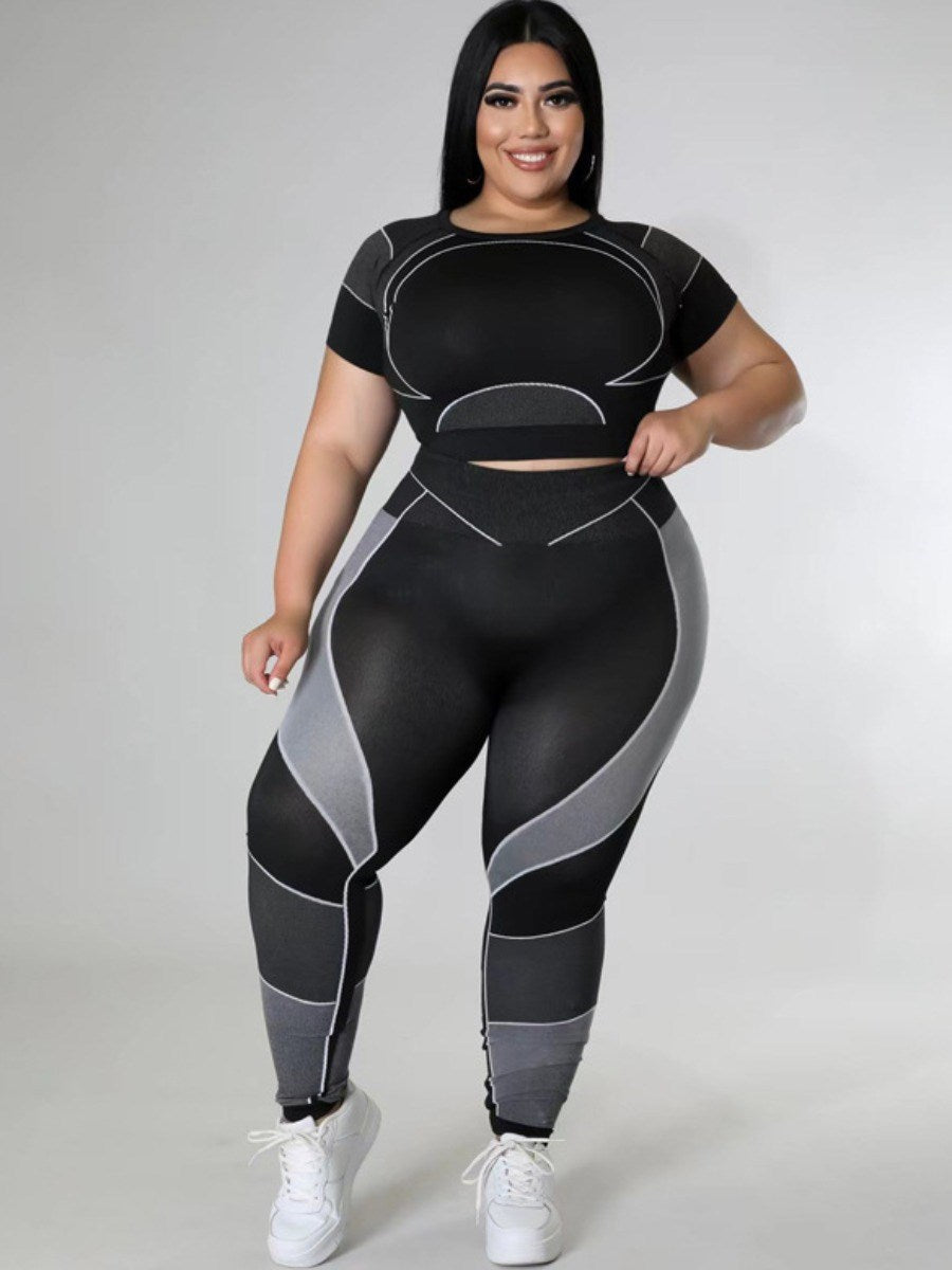 Plus Size Sportset Comfortabel en Trendy voor Vrouwen