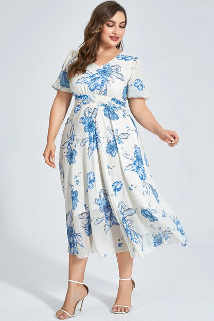 Plus Size Jurk Luchtig en Stijlvol voor Vrouw