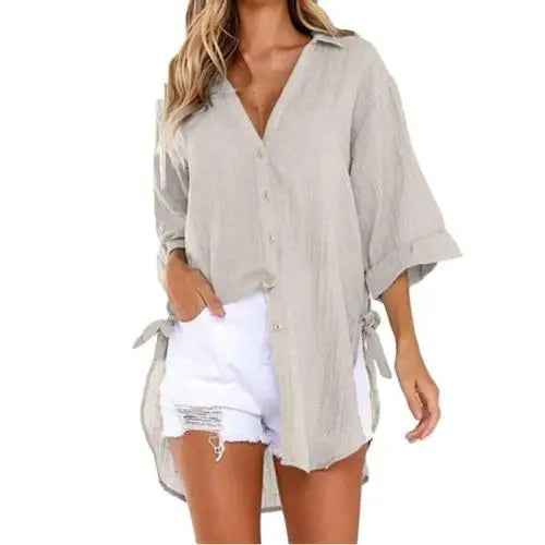Vrouwelijke Blouse Francia - Casual en Comfortabele Zomerbloes
