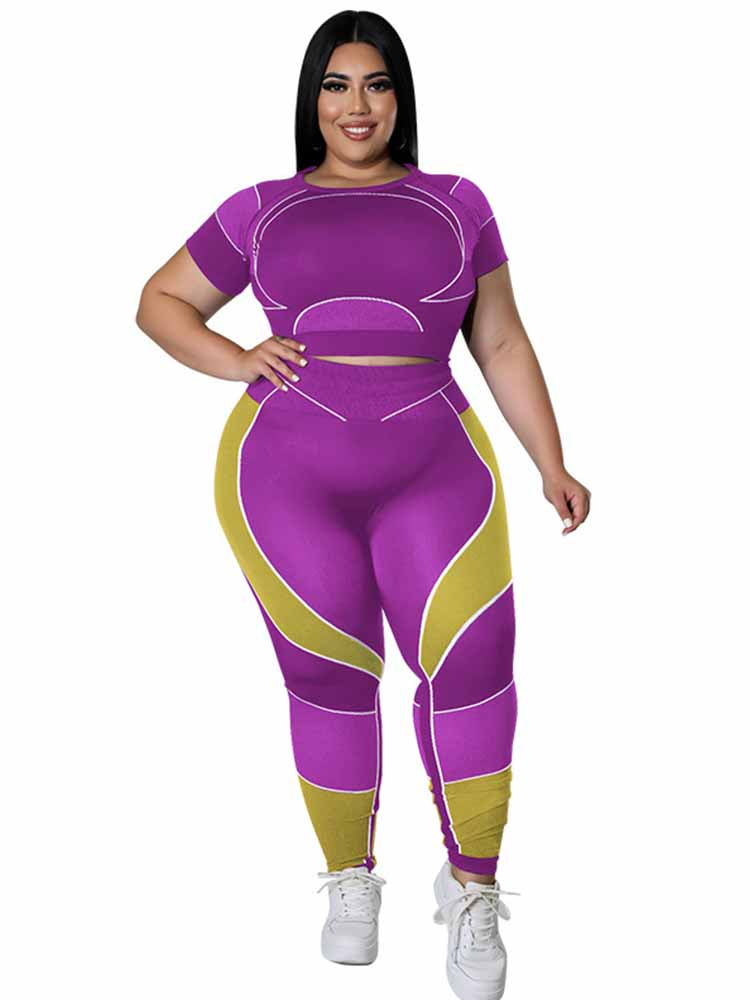 Plus Size Sportset voor Vrouwen Sportief en Comfortabel