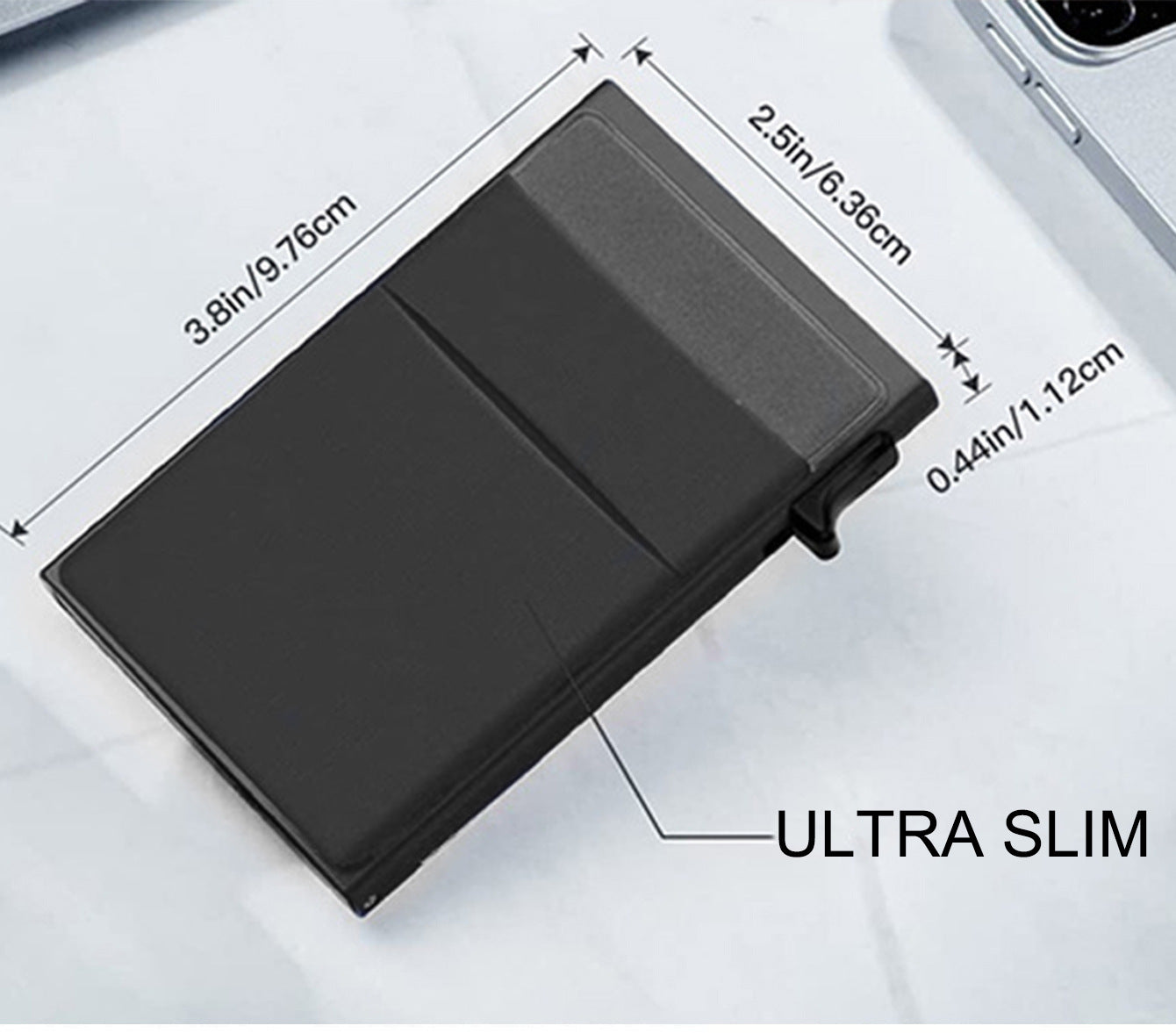 RFID Portemonnee voor Mannen - Dunne Metalen Creditcard Houder
