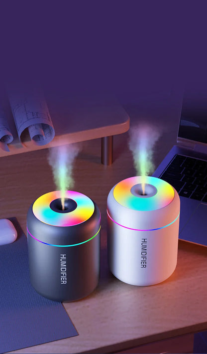 Mini Luchtbevochtiger met Aromatherapie USB voor Auto en Slaapkamer