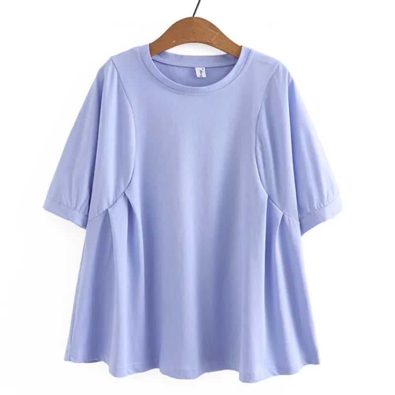 Plus Size T-Shirt Comfortabel en Casually voor Dames