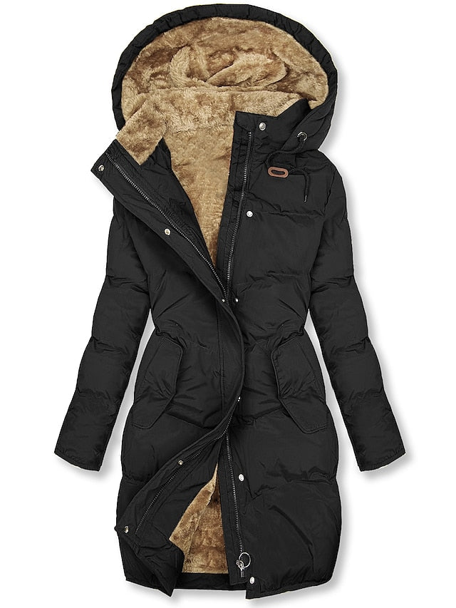 Dames Winterjas Pufferjas Warm en Gewatteerd met Capuchon