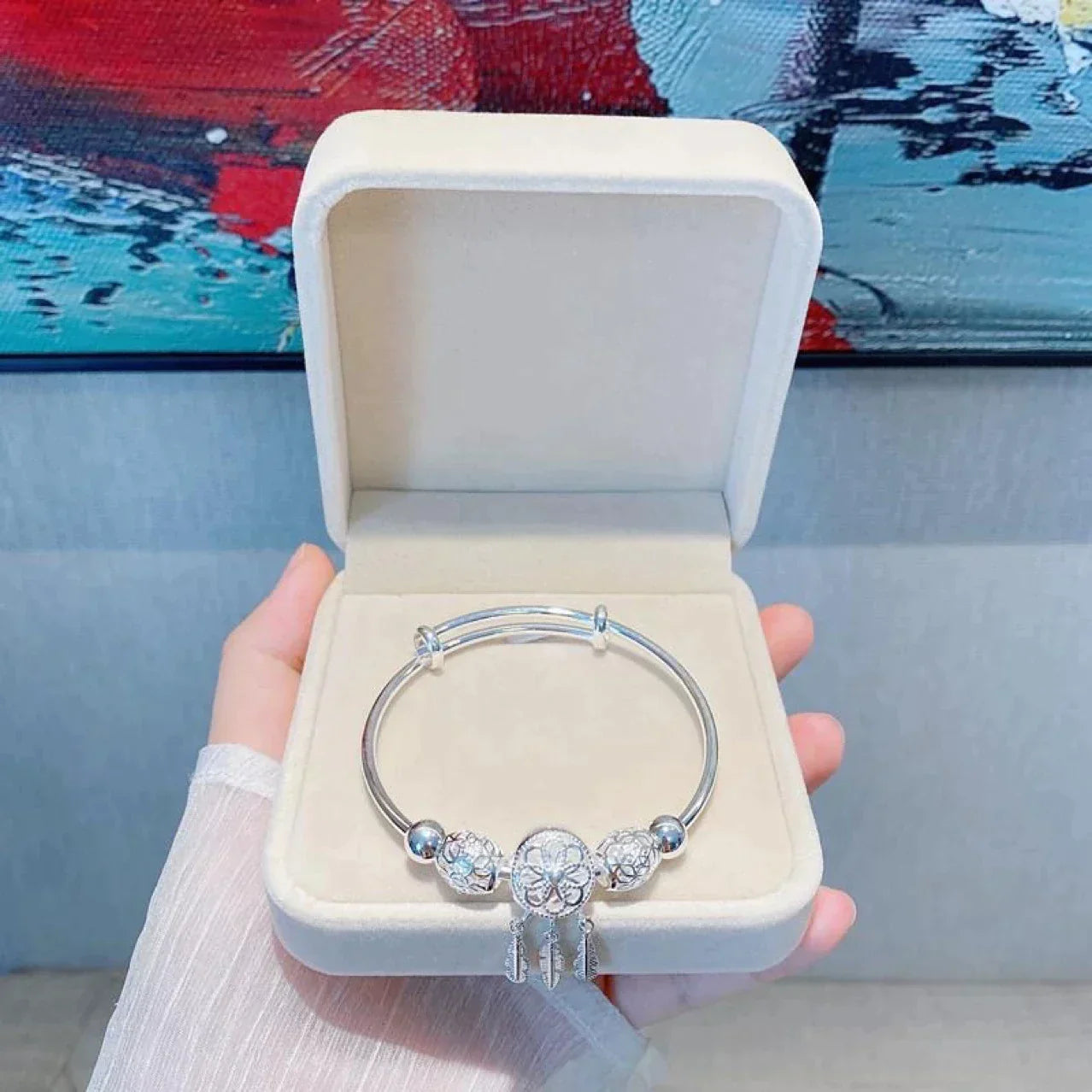 Zilveren Armband Dreamcatcher Sieraden - Mode Vibes