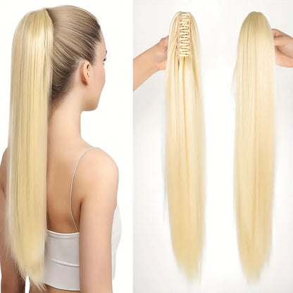 Paardenstaart Hairextension 55 cm Velour Set