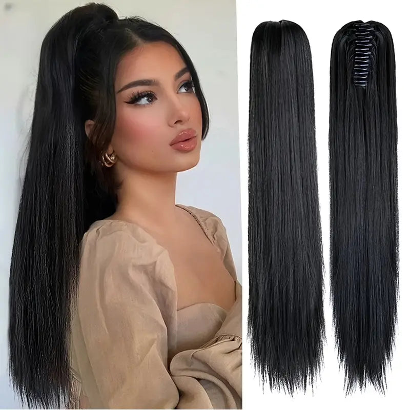 Paardenstaart Hairextension 55 cm Velour Set