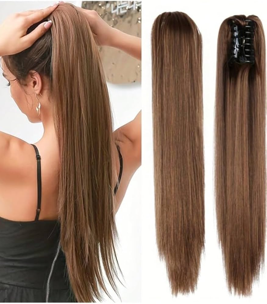 Paardenstaart Hairextension 55 cm Velour Set