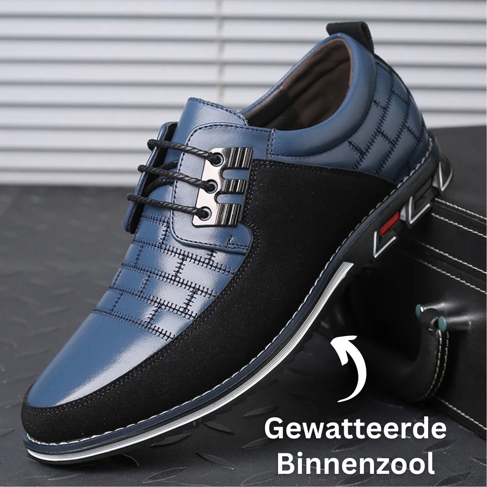 Comfortabele Leren Heren Schoenen Orthopedisch