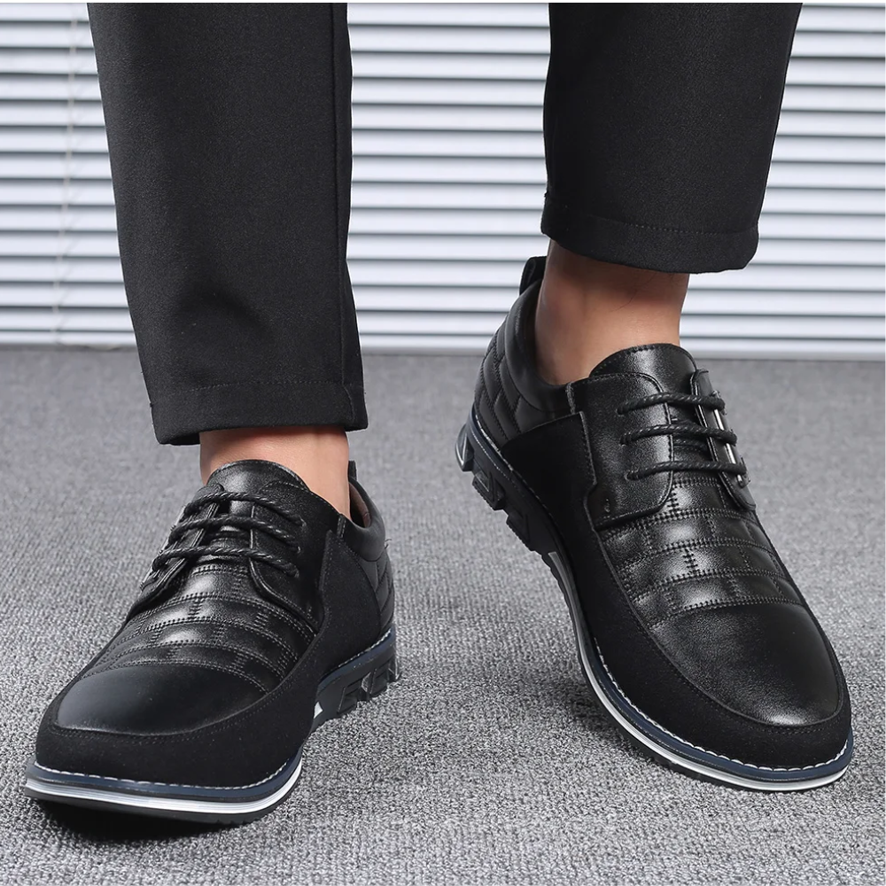 Comfortabele Leren Heren Schoenen Orthopedisch