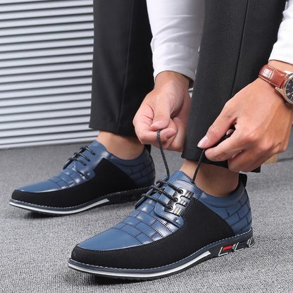 Comfortabele Leren Heren Schoenen Orthopedisch