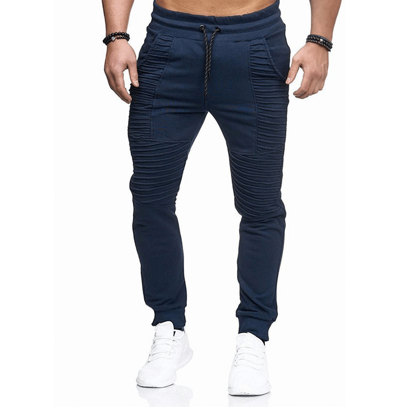 Heren Joggingbroek met Geribde Boorden – Comfortabel & Stijlvol