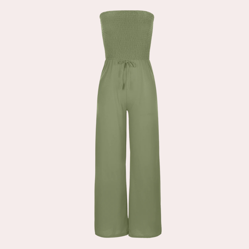 Dames Jumpsuit Bandeau Halslijn Zomerjurk