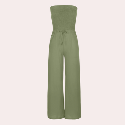 Dames Jumpsuit Bandeau Halslijn Zomerjurk