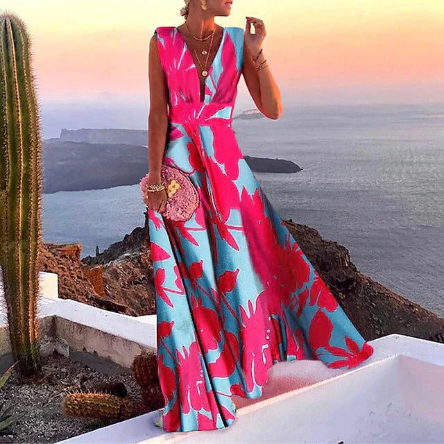 Vakantiejurk Dames Zomerjurk Mooi en Luchtig - Mode Vibes