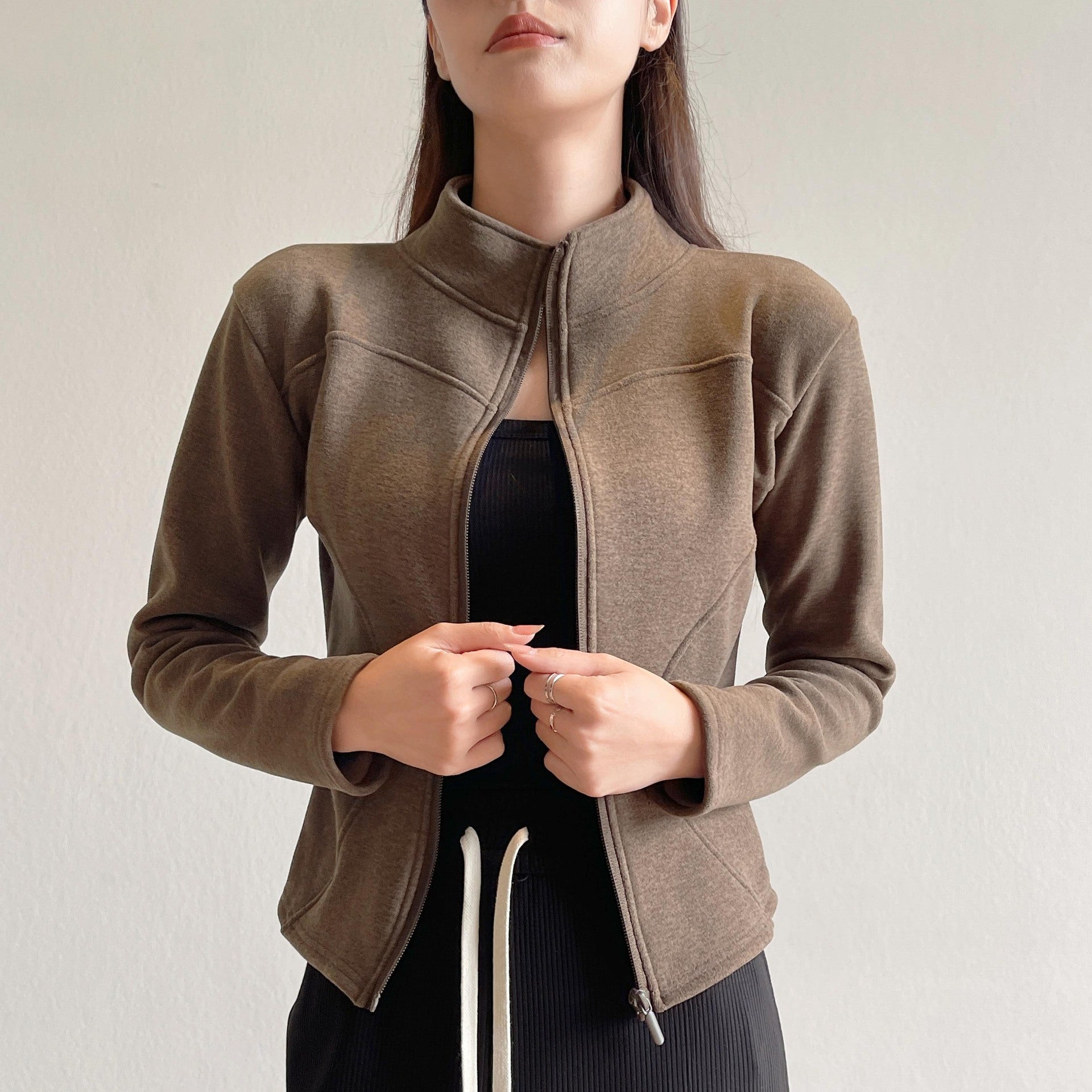 Dames Vest Sportief Timeless Model met Rits - Mode Vibes