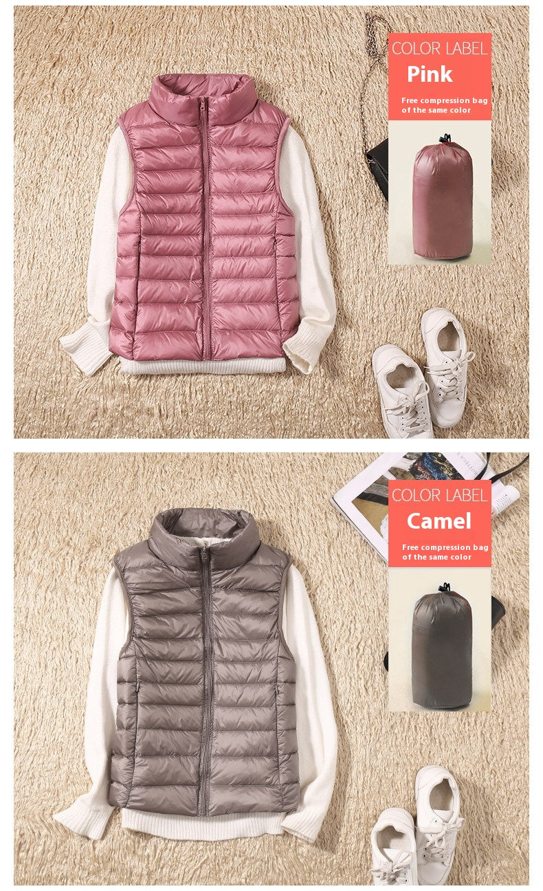 Dames Bodywarmer Lichtgewicht Gewatteerd Warme Vest