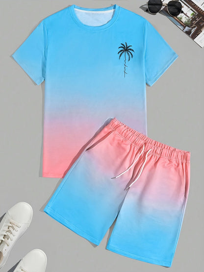 Heren Zomerset T-shirt en Shorts CoolFlex Licht en Comfortabel