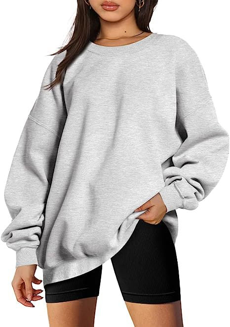 Dames Oversized Trui Ronde Hals Zacht Basic Model