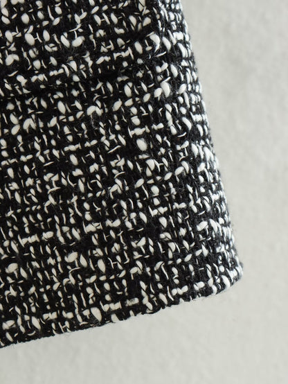 Dames Jas Bouclé Gouden Knopen Luxe Bessie